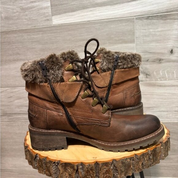 Biotime Leather Taylin ankle boots brown size 39 (9) - Picture 5 of 8